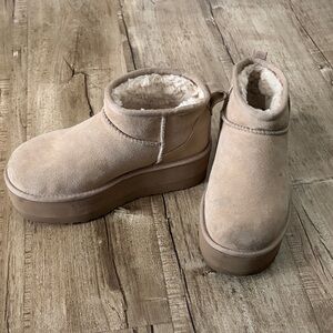 UGG Tan Winter & Rain Boots